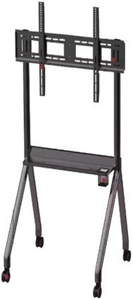 Heavy-Duty Mobile TV & Interactive Display Trolley Stand (42"–86")