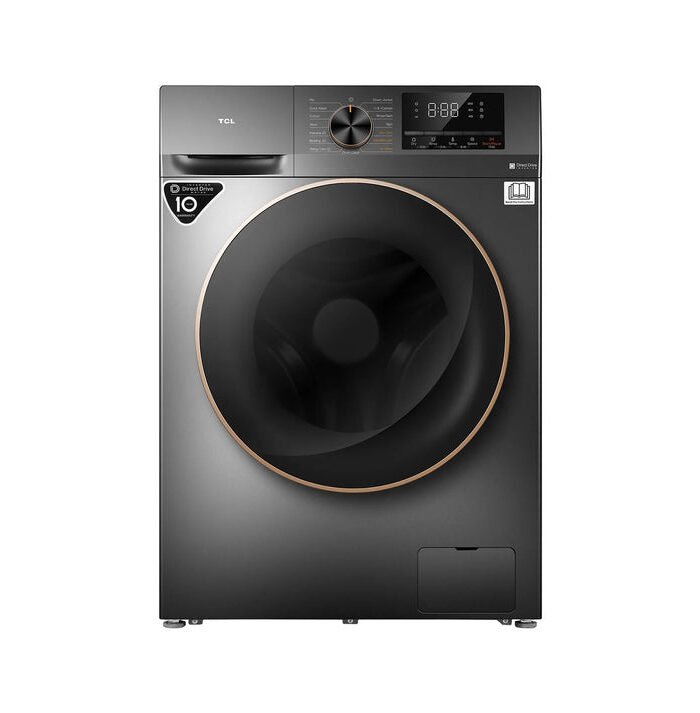 TCL Washer Dryer Front Load 10/7 KG 1200 RPM Dark Grey